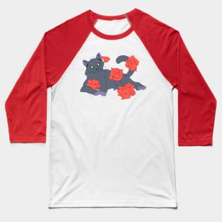 Russian Blue Roses Baseball T-Shirt